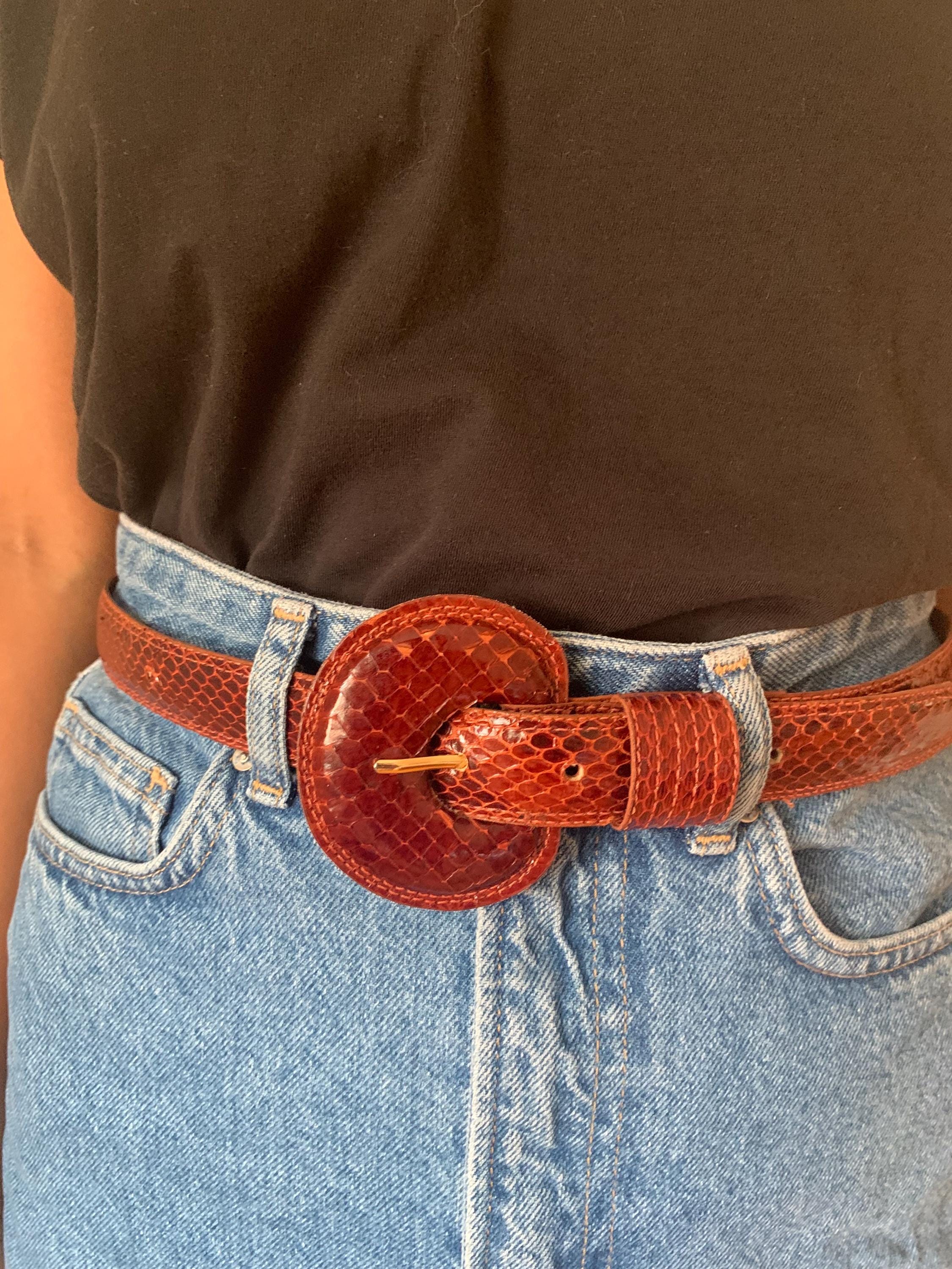 Vintage Harve Benard Genuine Snakeskin Belt - Etsy display picture 1