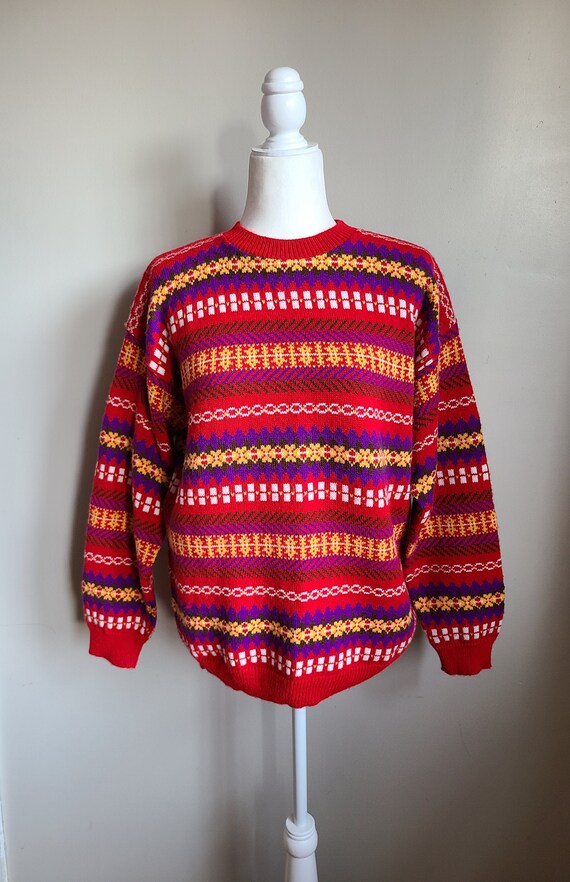 Vintage Pierre Cardin Red sweater