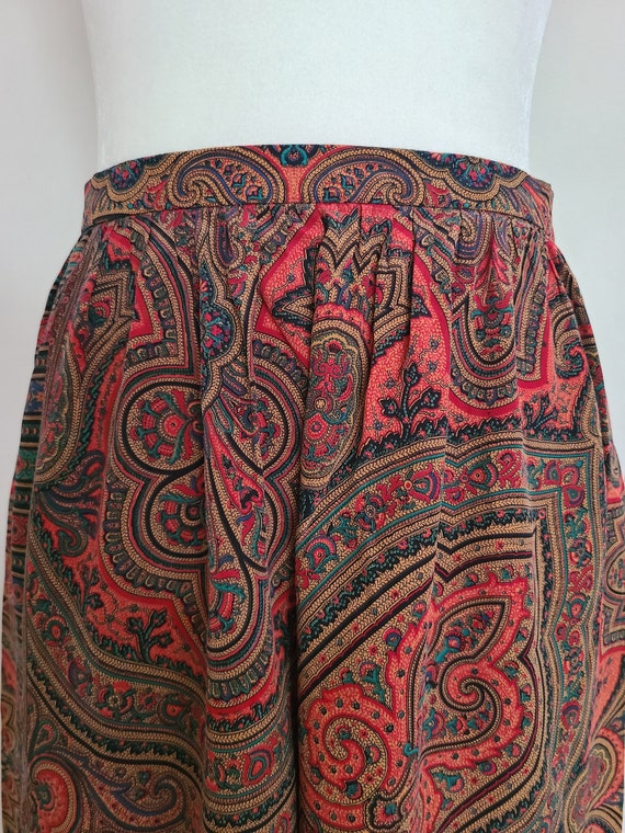 Gloria Sachs Silk Skirt - image 2