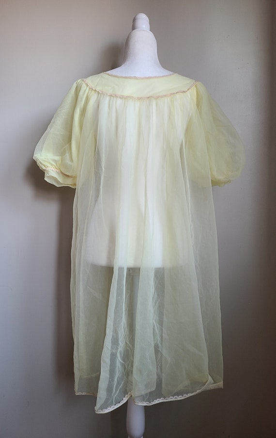 Vintage 50-60s Peignoir robe - image 5