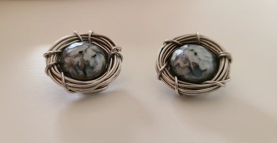 Bergere Clip on Earrings