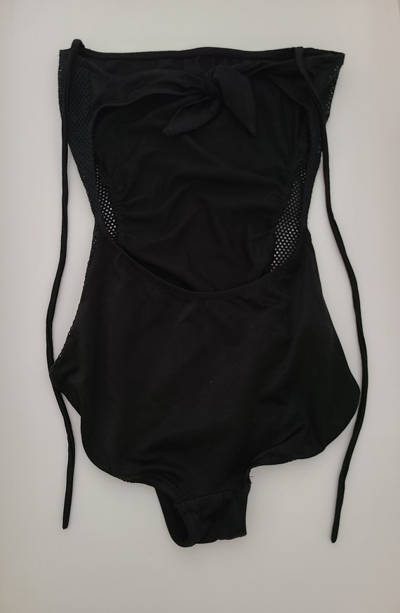 90's Black Sun Streak Swimsuit