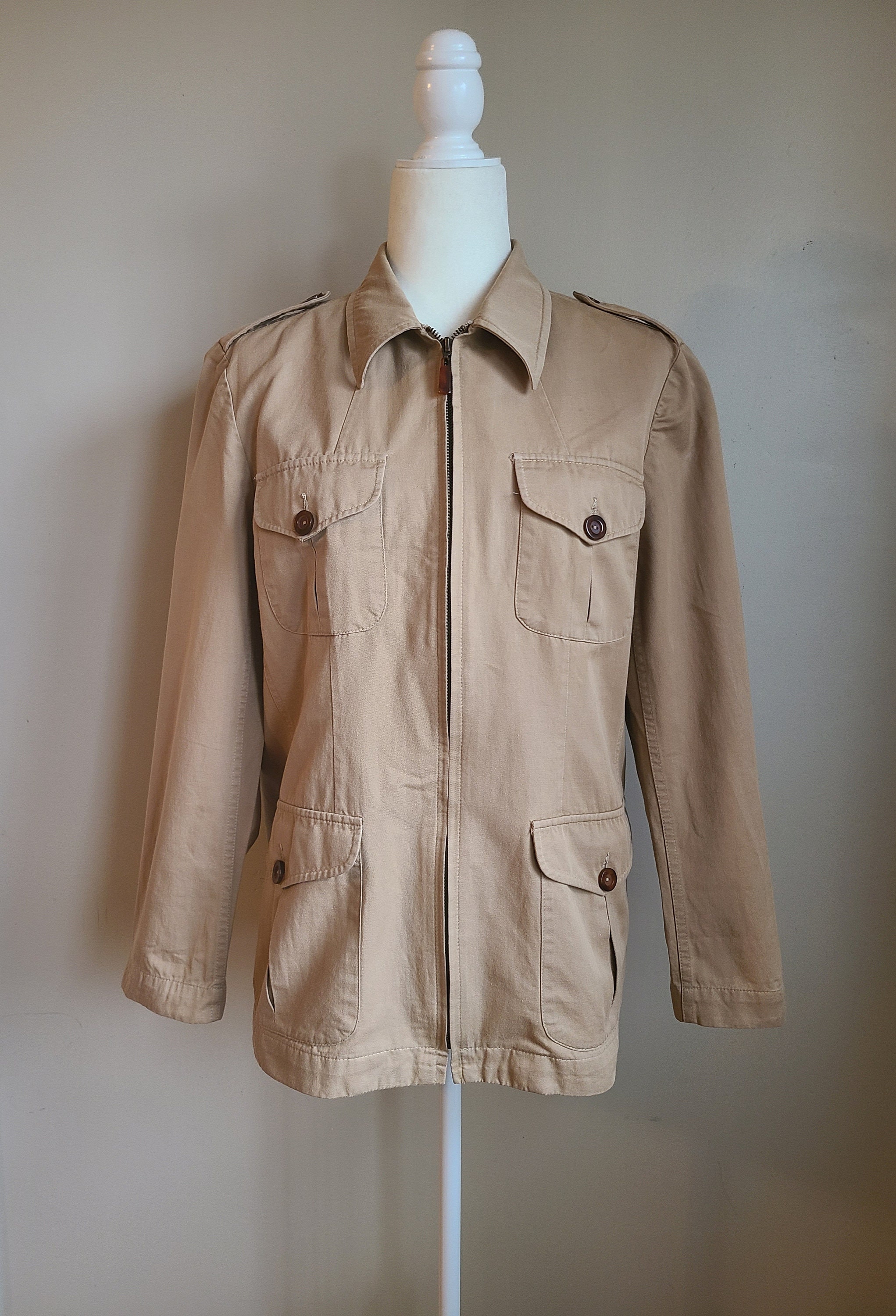 ジャケット・アウター 90s Liz Wear Safari Jacket 90s Liz Wear Safari Jacket