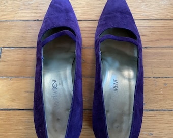 Vintage Yves Saint Laurent Suede Pumps
