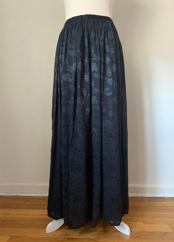 Vintage Maxi Silk Skirt