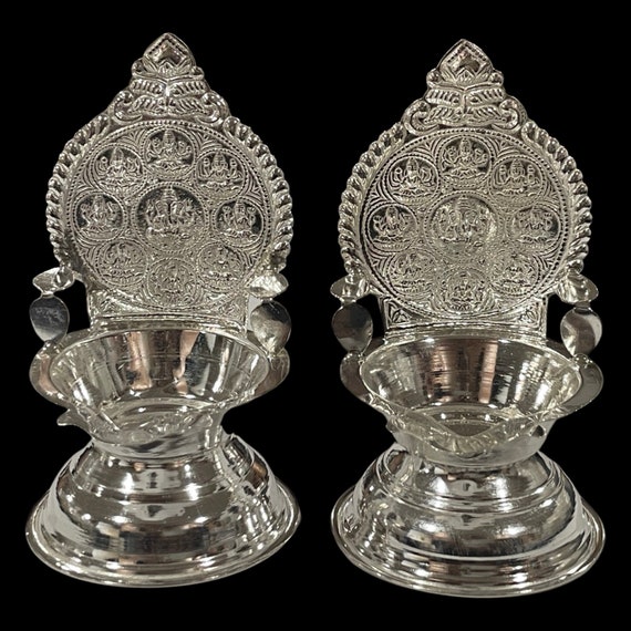 925 Sterling Silver Hallmarked 4.0 Inch Ashta Lakshmi Kamakshi
