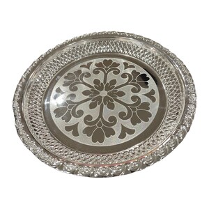925 Sterling Silver Hallmarked Designer SMALL Puja Plate Style04 image 3