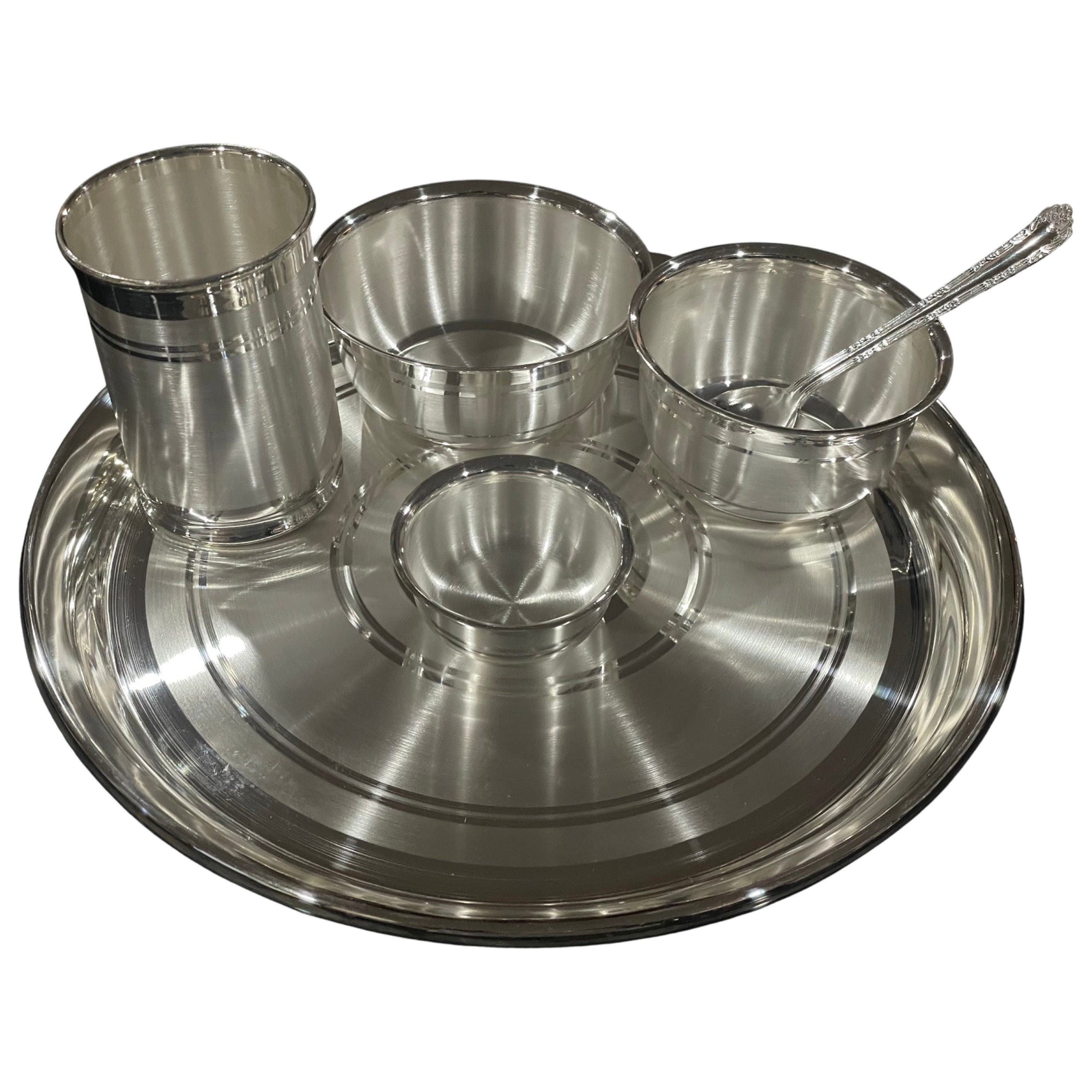 100 pure silver dinner set cheap price