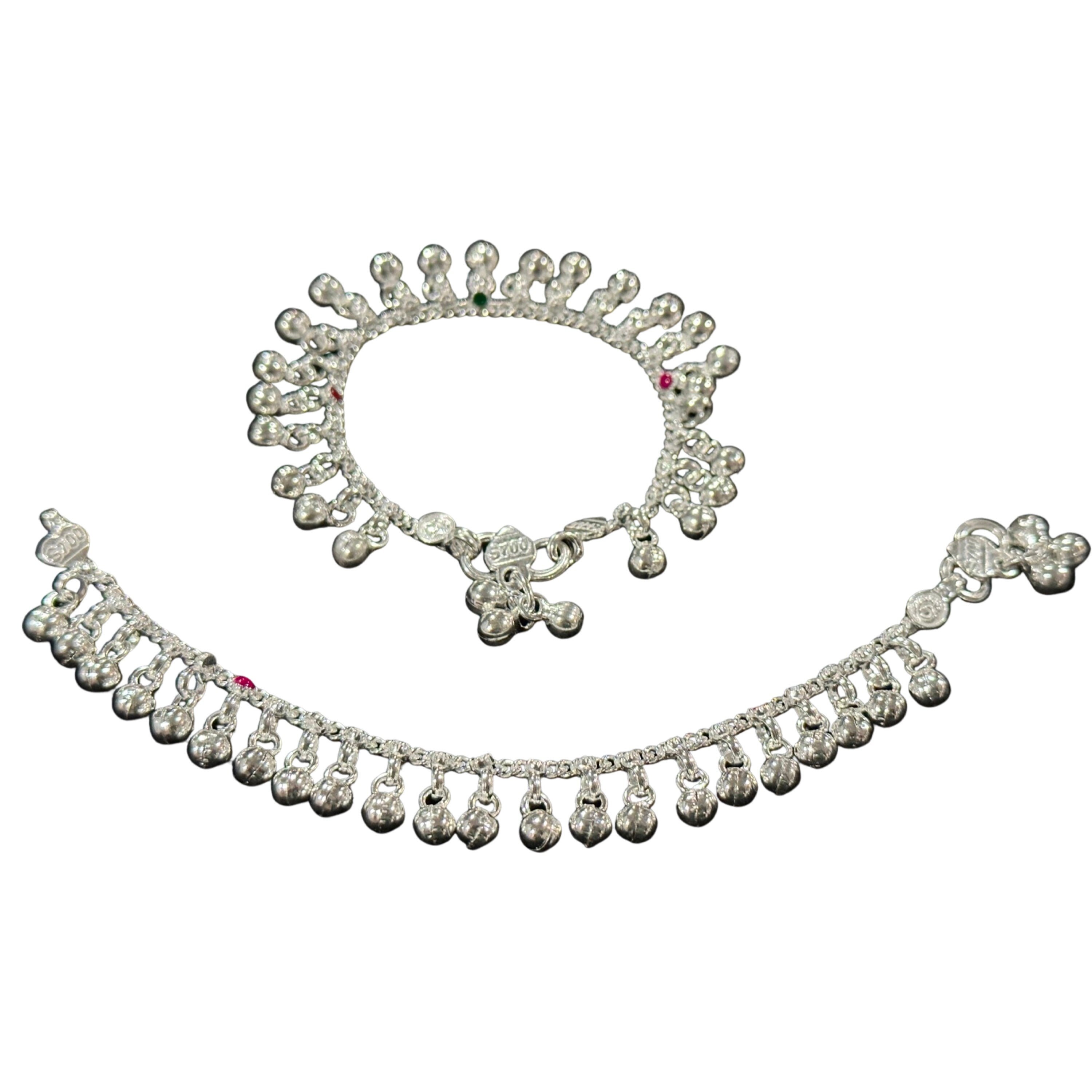 Silver kolusu for baby girl best sale price