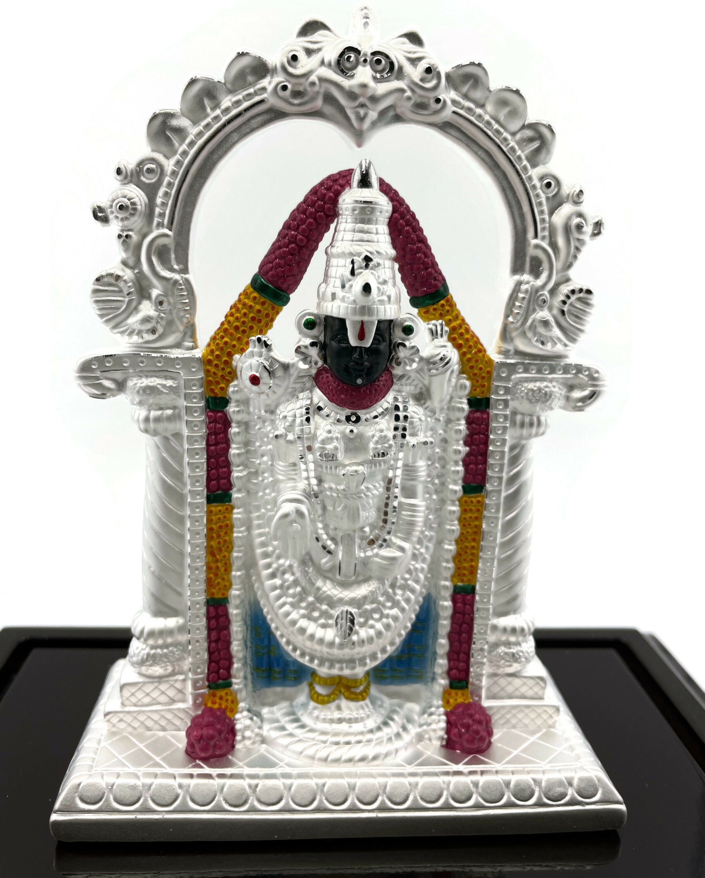 Buy Vaibhav Jewellers Casting Plain Silver Lord Balaji Idol 352VA8007  Online from Vaibhav Jewellers
