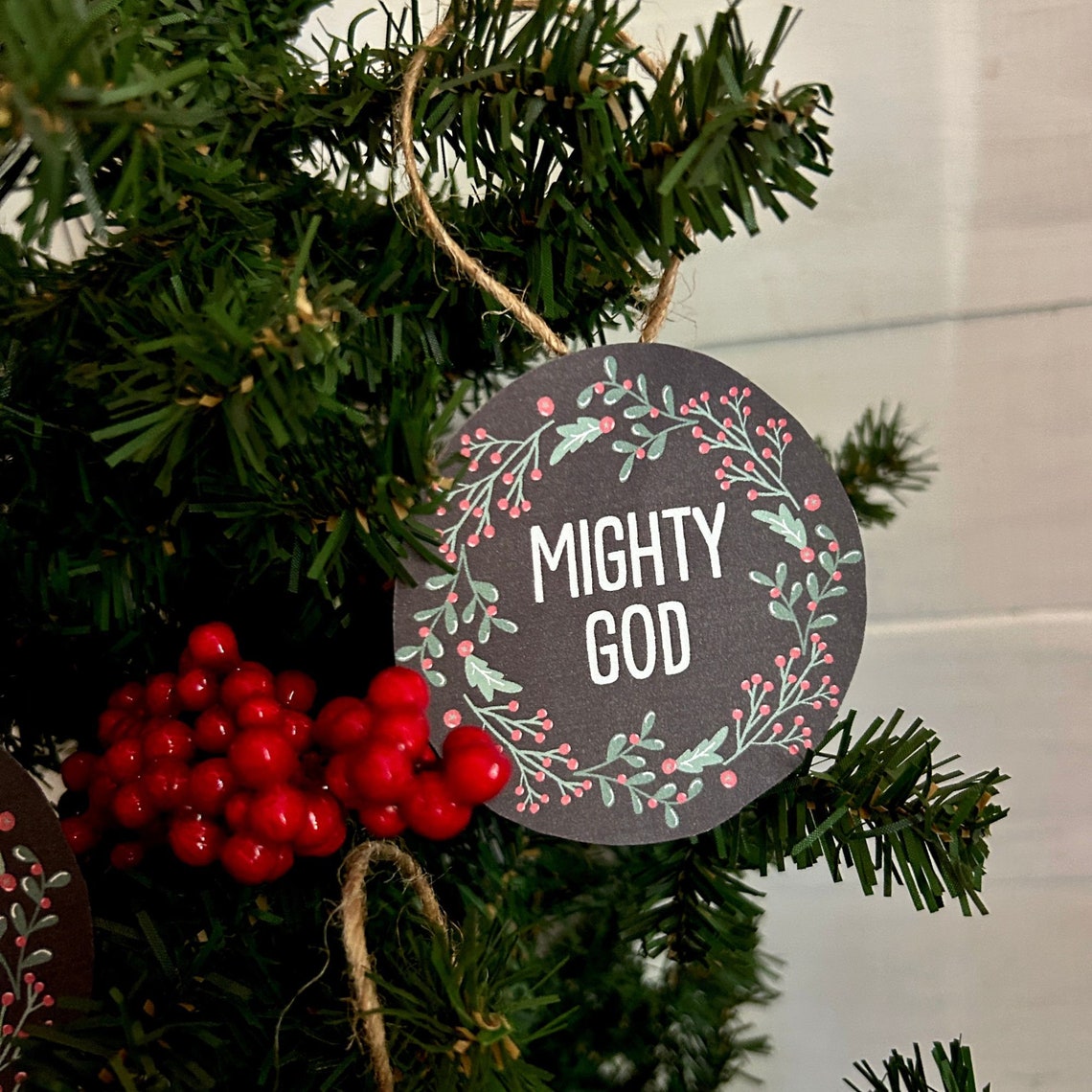 Names Of Jesus Ornaments Printable Christmas Ornaments Etsy