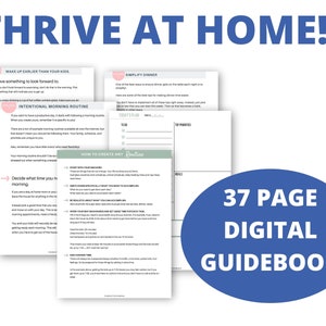 Stay at Home Mom Instant Download Workbook image 3