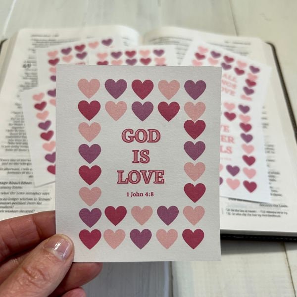 Christian Valentine Card, Religious Valentines Day Cards, Scripture Valentine Cards