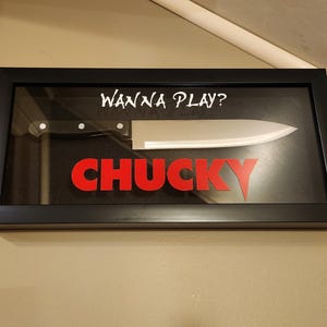 Chucky Custom Knife Display Child&#39;s Play