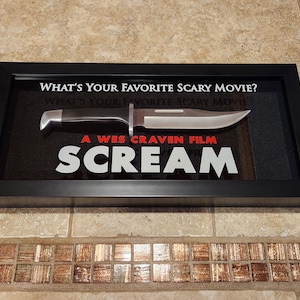 Ghostface Scream Knife Display (Version 2)