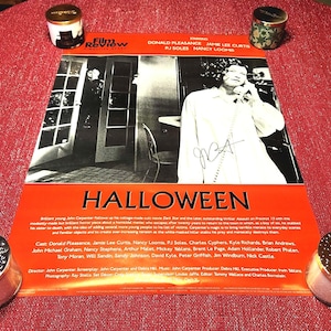 John Carpenter Autographed Halloween Poster