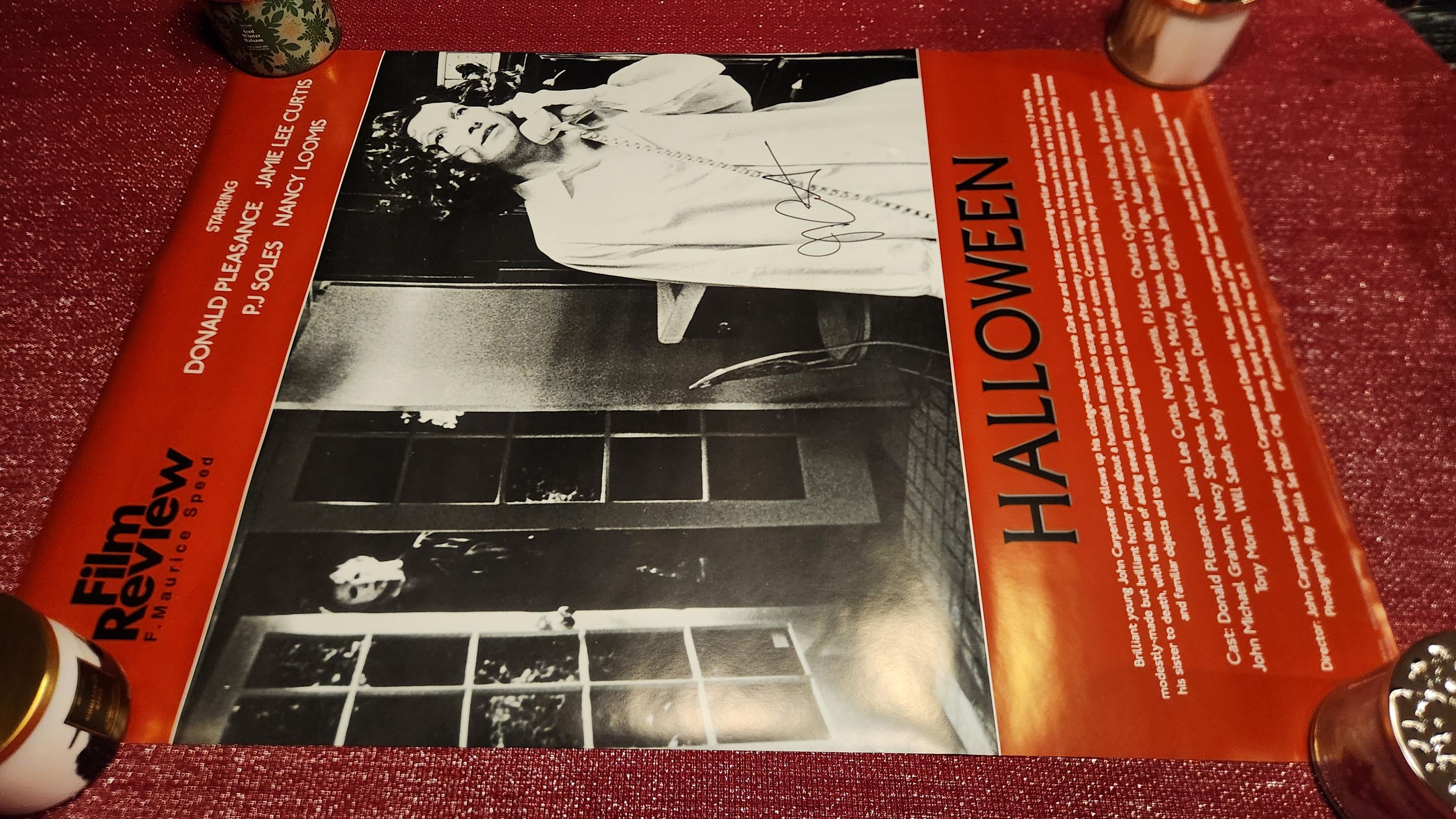 ハロウィン ジョン・カーペンター サイン入り ポスターとレコードセット ジョン・カーペンターのサイン入りハロウィンポスター - Etsy 日本