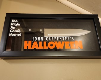Michael Myers Halloween Knife Display John Carpenter Original