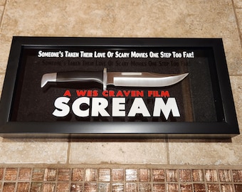 Ghostface Scream Knife Display