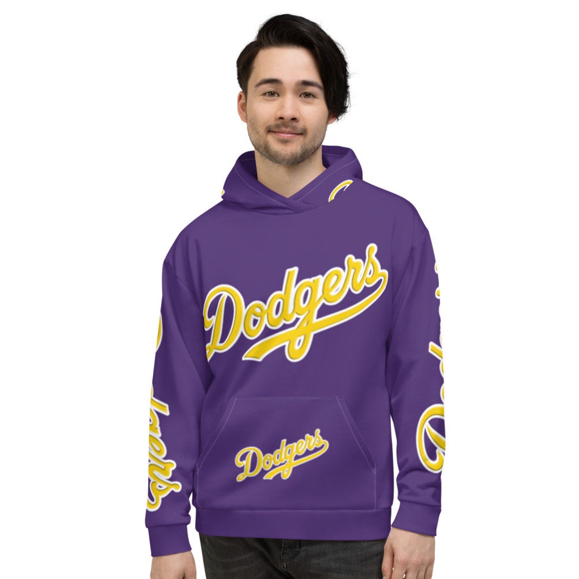 Dodgers Laker Color Way Sudadera con capucha unisex por Griot Etsy España