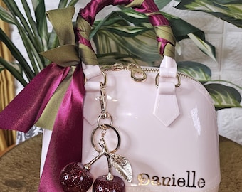 Bolso bandolera con monograma personalizado para niñas: bolso de moda, bolso bandolera
