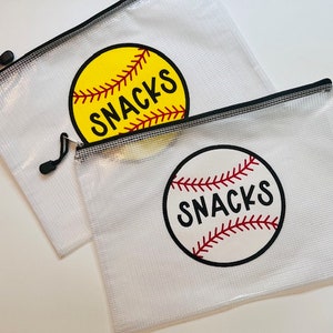 Baseball, Softball, Snack Taschen, Nasse Trocken Taschen, Veranstalter für Sport, Reisen, Sommerlager, Urlaub