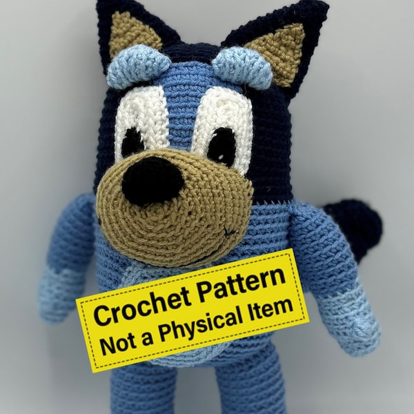 Blue Heeler Puppy (Crochet Pattern)