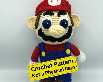 The Italian Plumber (Crochet Pattern)
