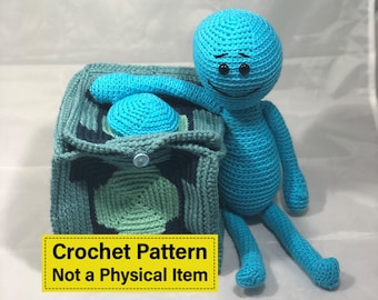 Mr. Meeseeks and Meeseeks Box (Crochet Pattern)