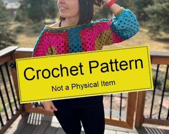 Aura Sweater (Crochet Pattern)