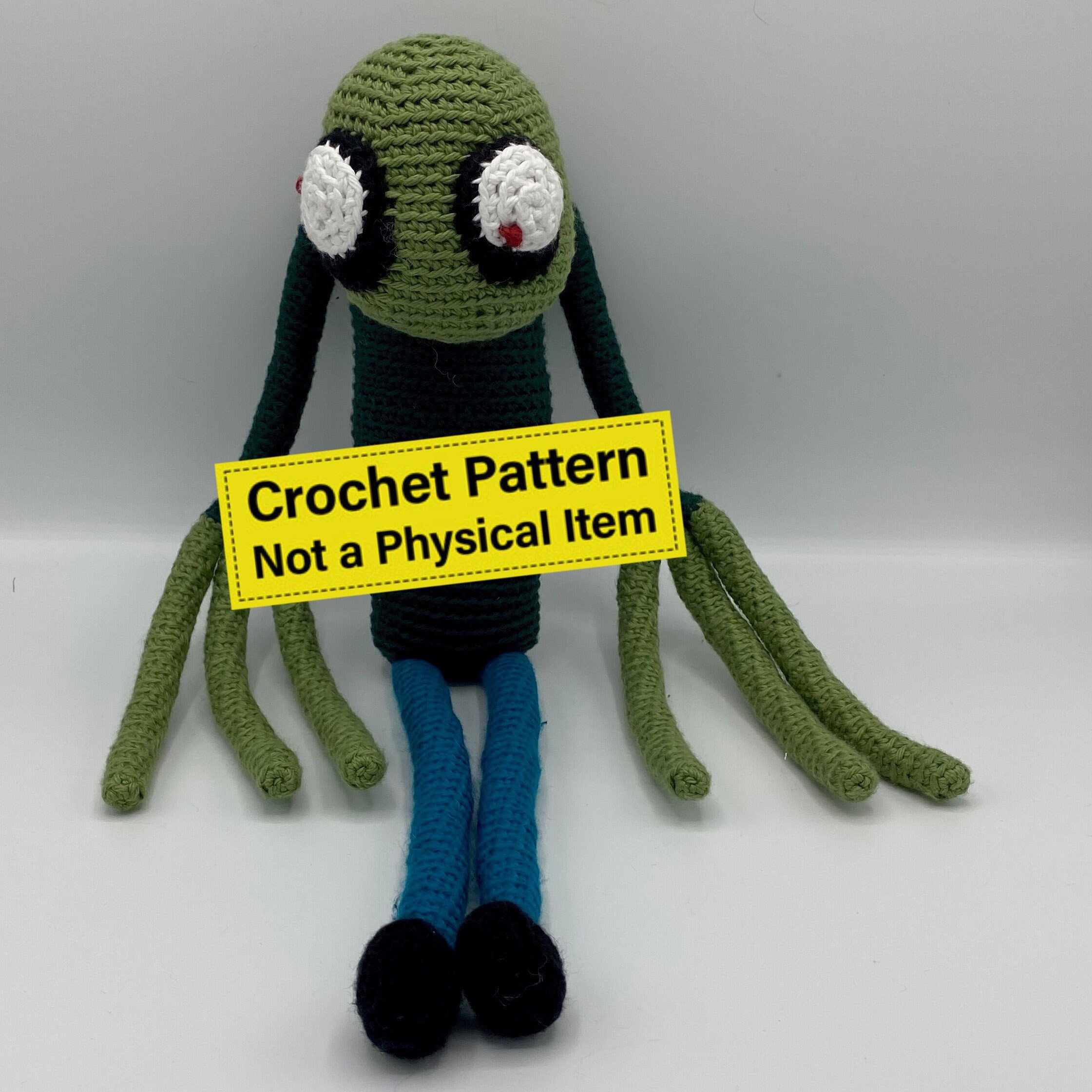 Salad Fingers crochet Pattern Etsy