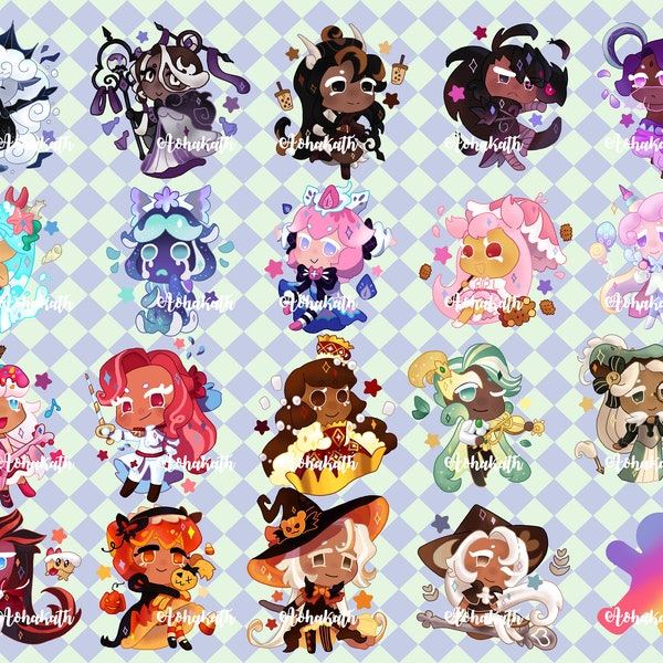 PREORDER Cookie Run Kingdom 2.5" keychains | various characters