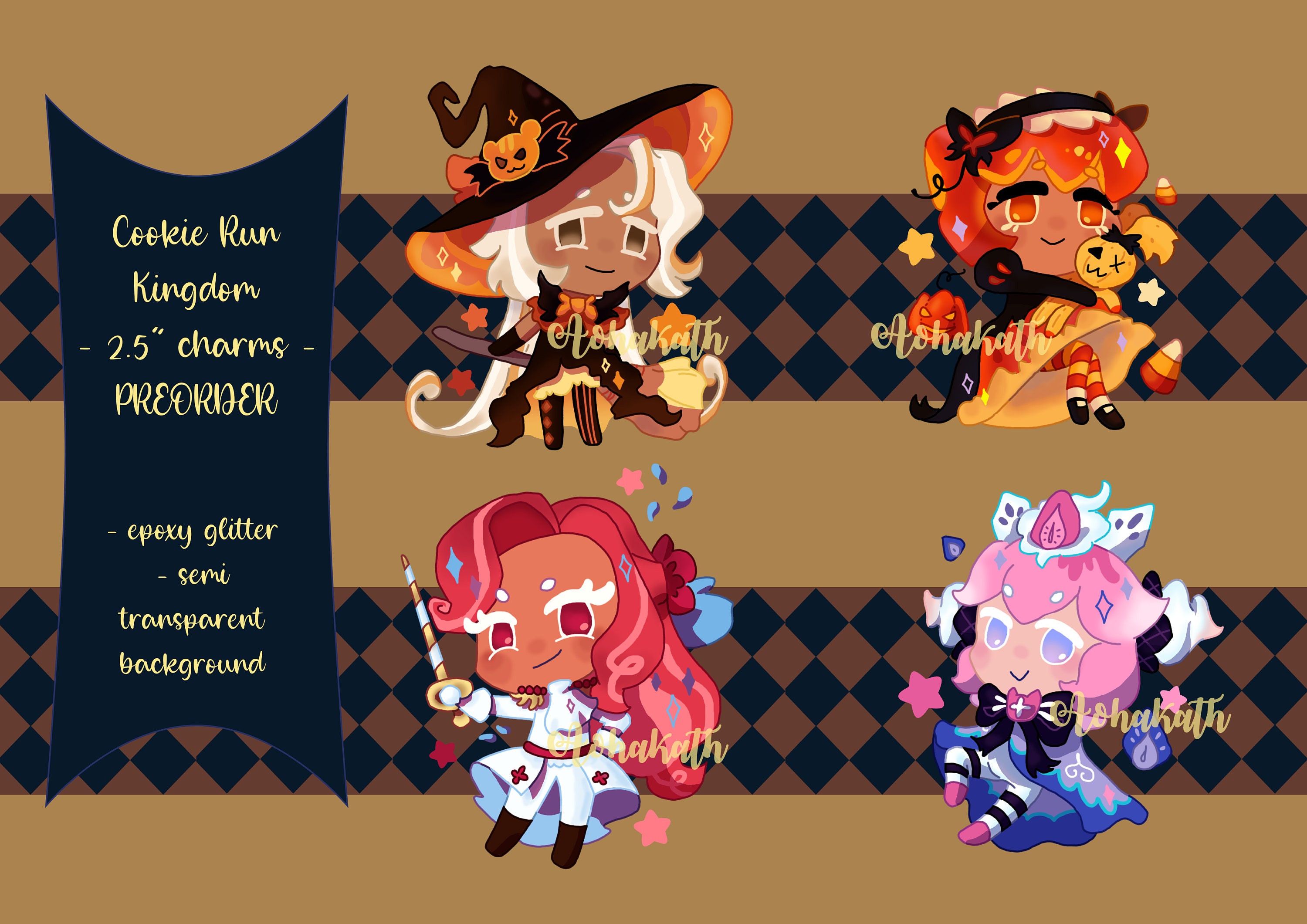 Cookie Run Kingdom Halloween Charms IN STOCK Etsy