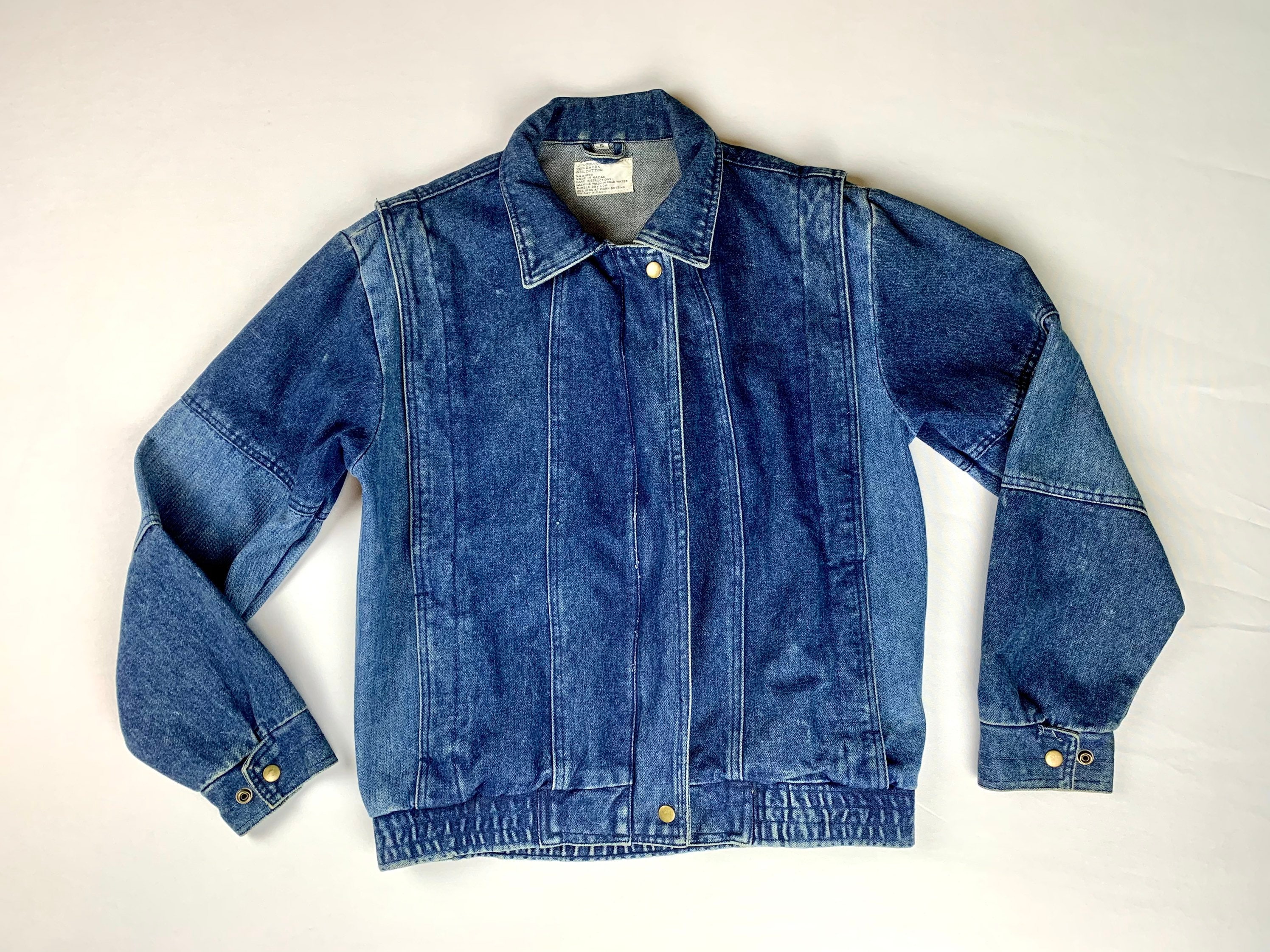 Vintage Two Tone Denim Jacket - Etsy
