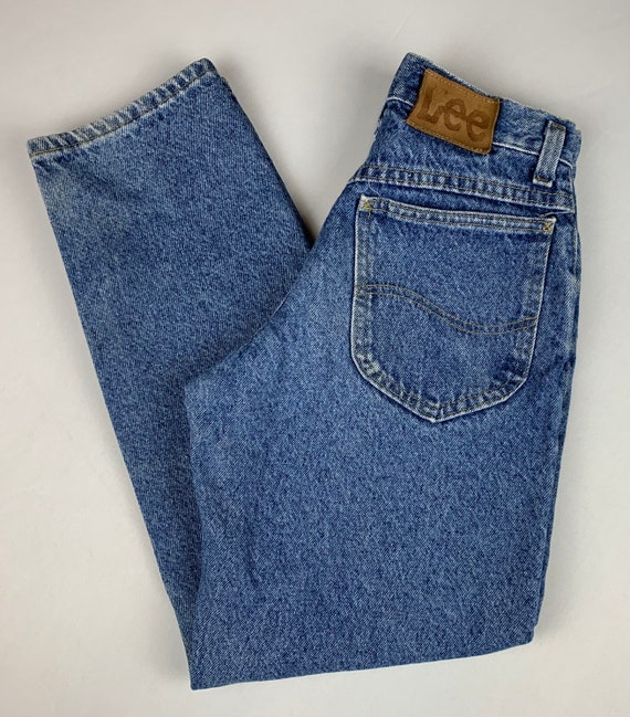 Vintage 80’s Stonewashed Lee Jeans 26 x 27-1/2