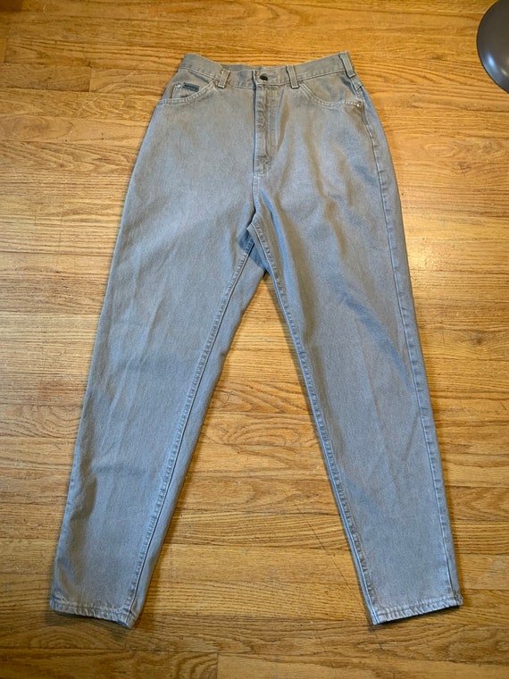Vintage 80s Riveted Lee High Rise Mom Jeans (W28) - image 5