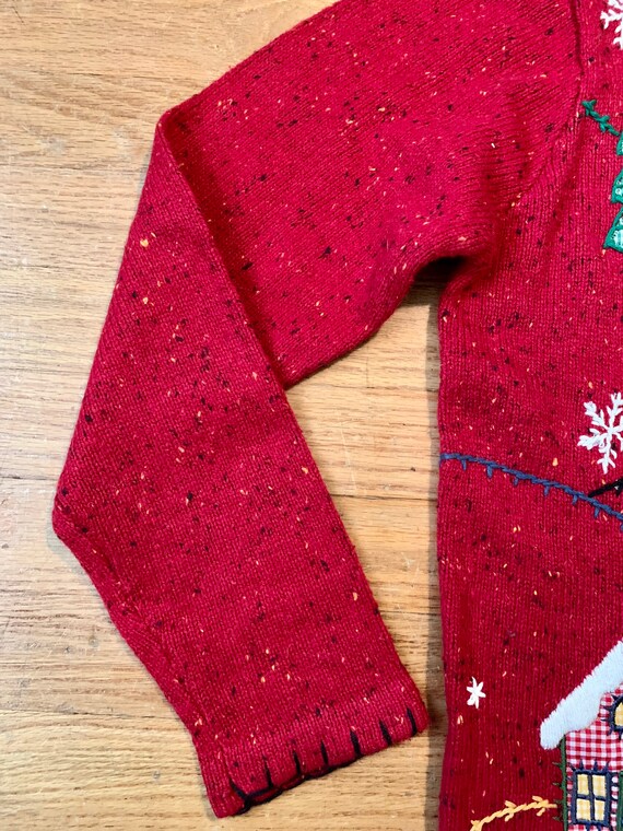 Vintage Ugly Christmas Sweater Fun and Festive Sn… - image 3