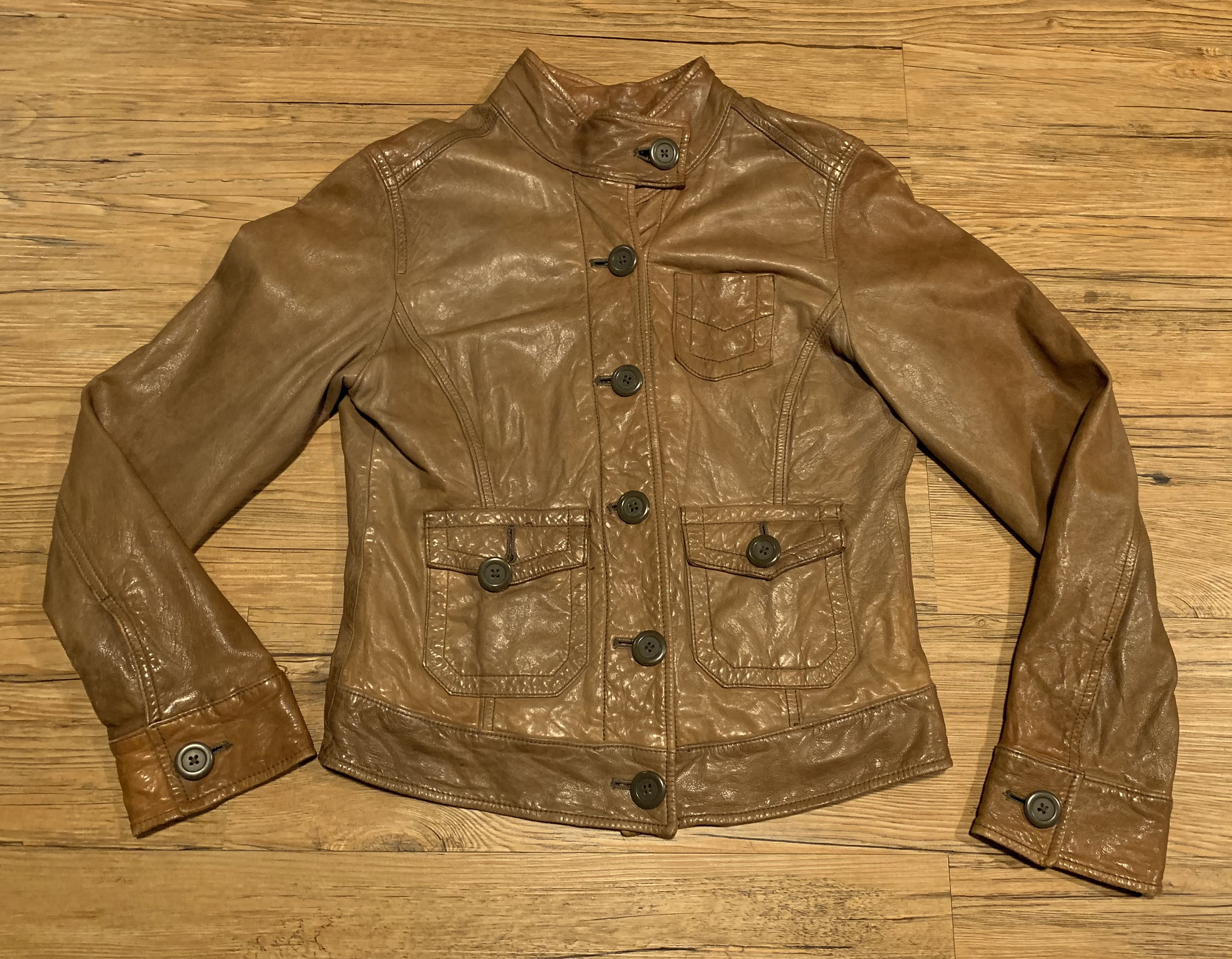 gap leather moto jacket