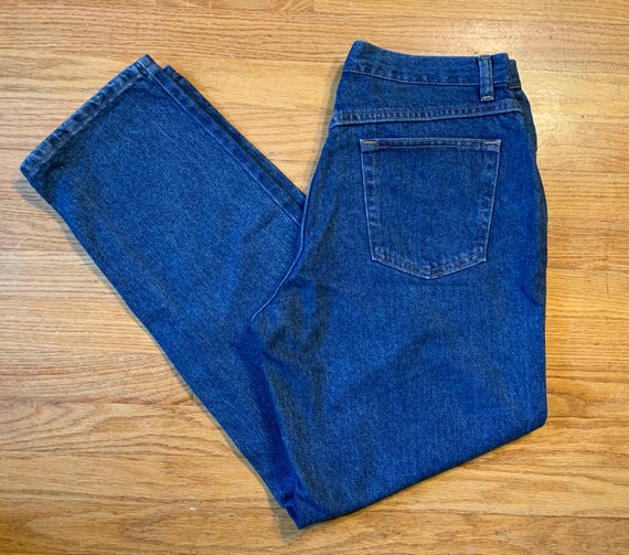Vintage 90s Chic High Rise Tapered Mom Jeans (W31… - image 1