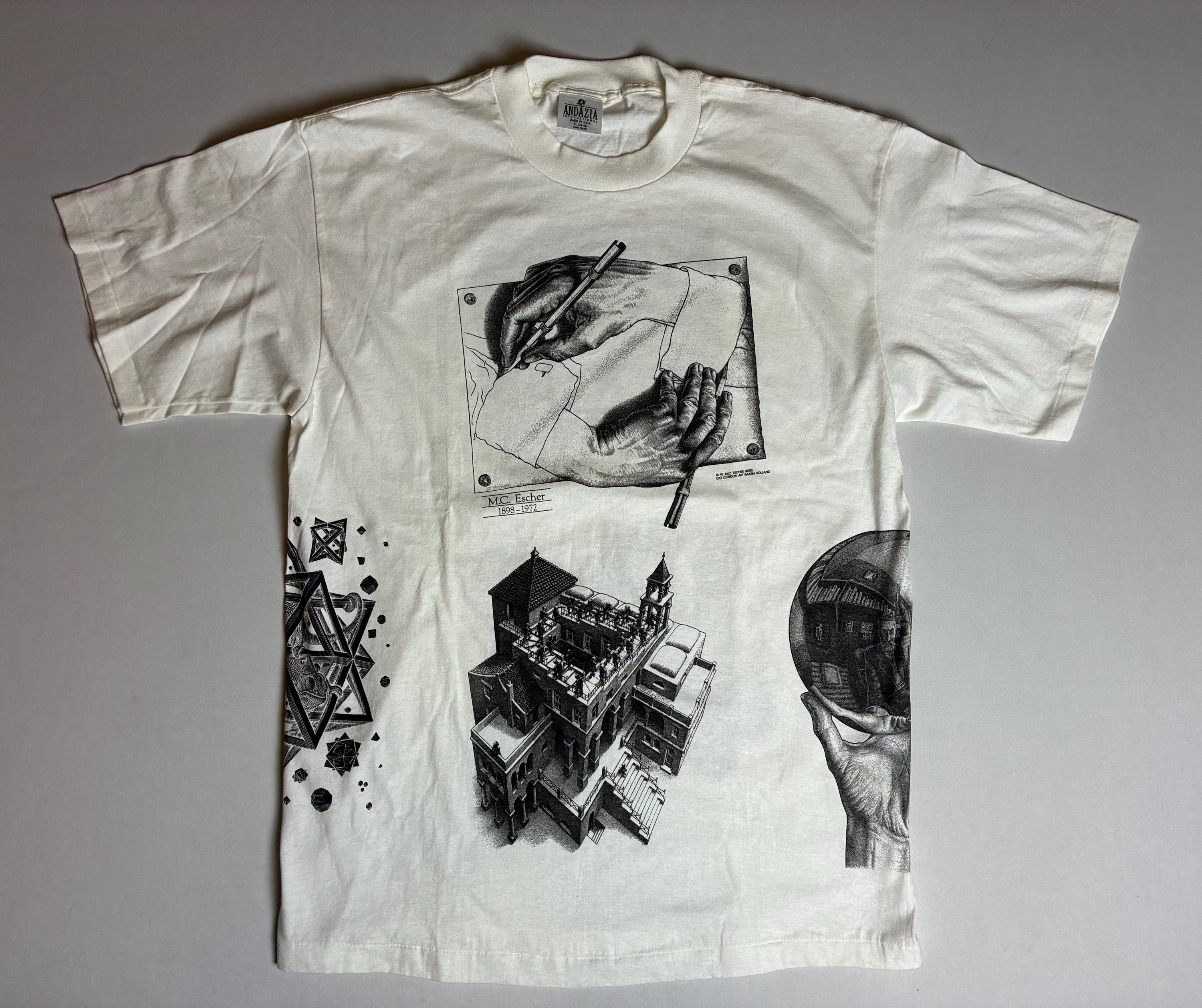 Vintage M.c. Escher T Shirt - Etsy