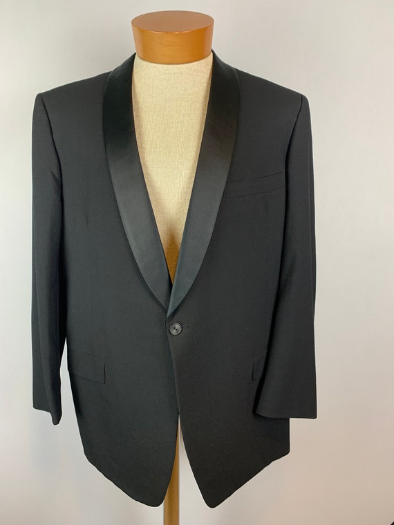 Vintage 50’s Black Shawl Collar Tuxedo - image 2