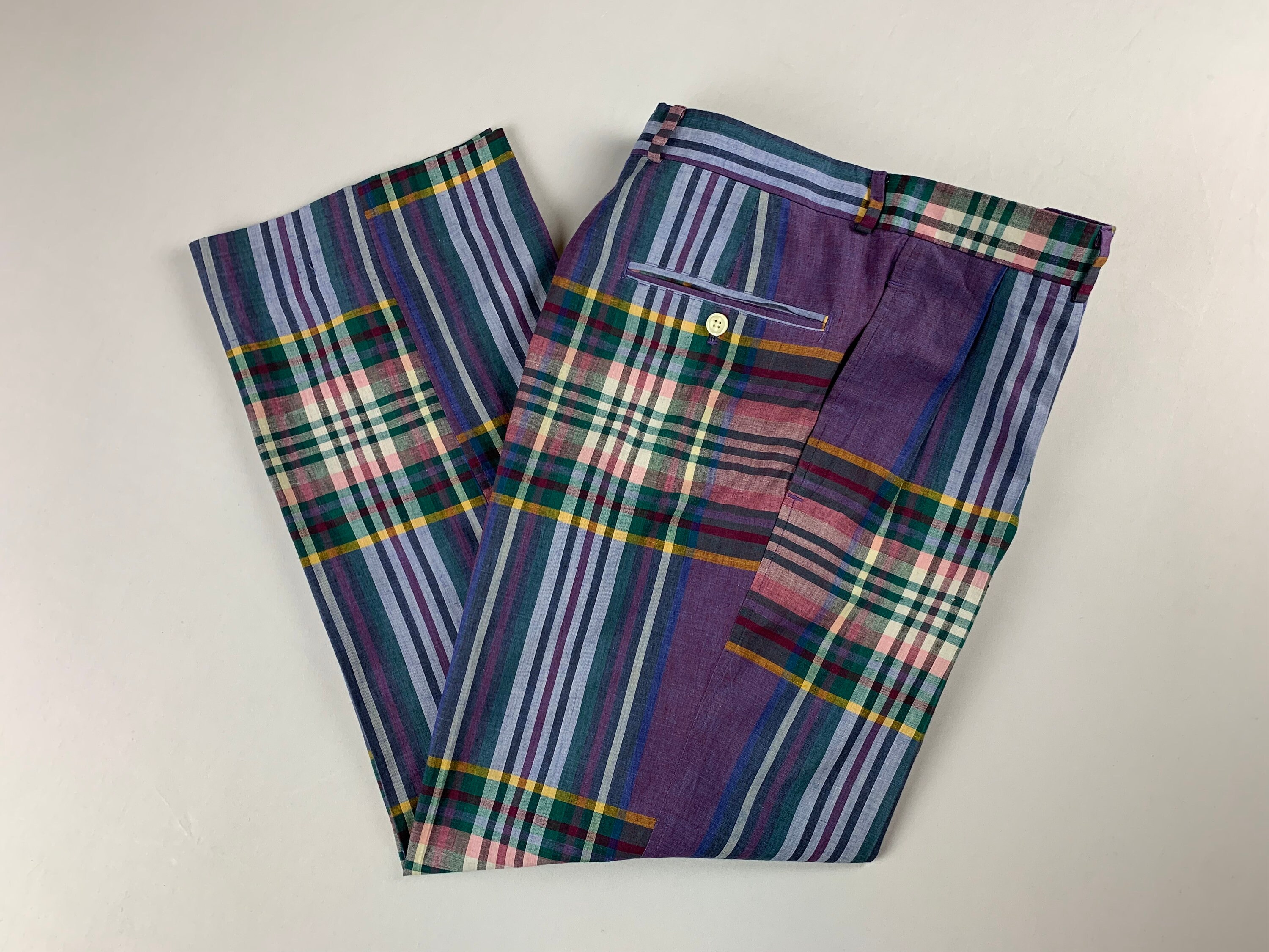 14+ Mens Plaid Golf Trousers