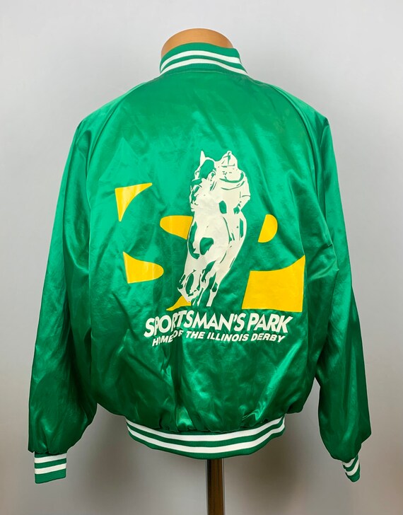 vintage horses racing jacket Gem