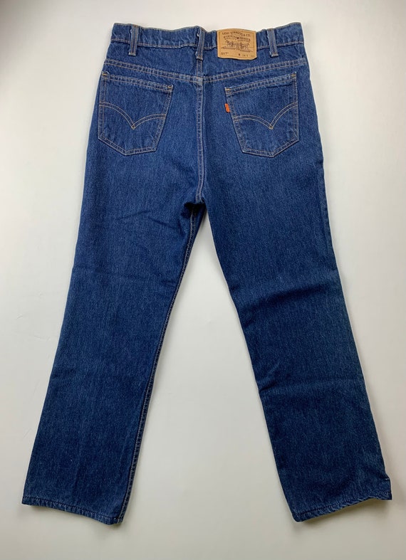 Vintage 80’s Orange Tab 517 Levi’s Jeans - image 7