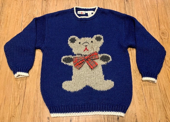 GUCCI cross stitched teddy bear sweatshirt – Wellington Hunters and  Collectors