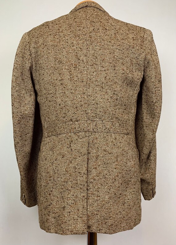 70s Does 30s Style Men’s Brown Tweed Sports Coat … - image 9
