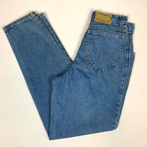 Jordache Women’s Mom Jeans | Vintage 80s | Tapered Leg Pleated | High Rise | 27” Waist |