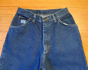 Vintage 1980s 1990s Wrangler For Women Jeans High Rise Tapered Leg (W27)
