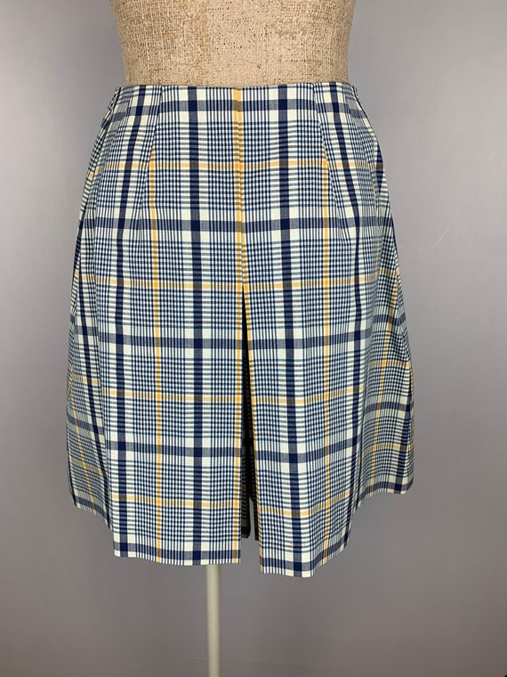 Vintage 60s Bobbie Brooks Plaid Skorts Size 26 Wa… - image 6