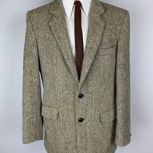 Vintage Harris Tweed Flecked Wool Blazer/Sports Coat - Size 40